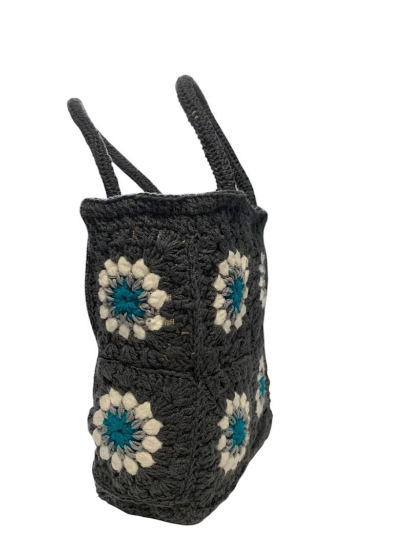Handmade Crochet Shopping Bag - Image 2