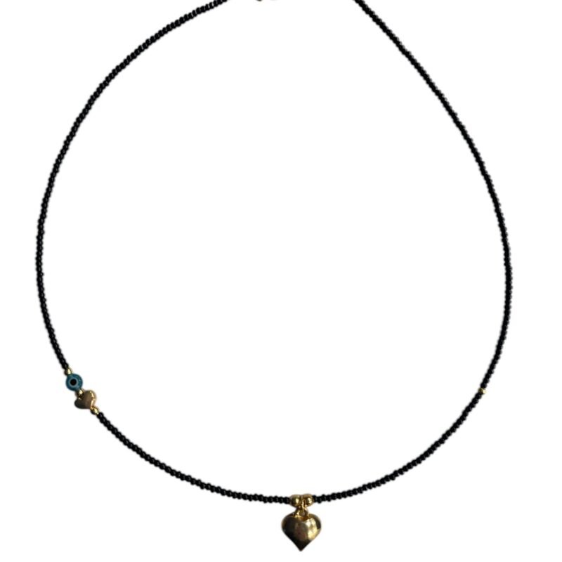 Midnight Love Beaded Necklace