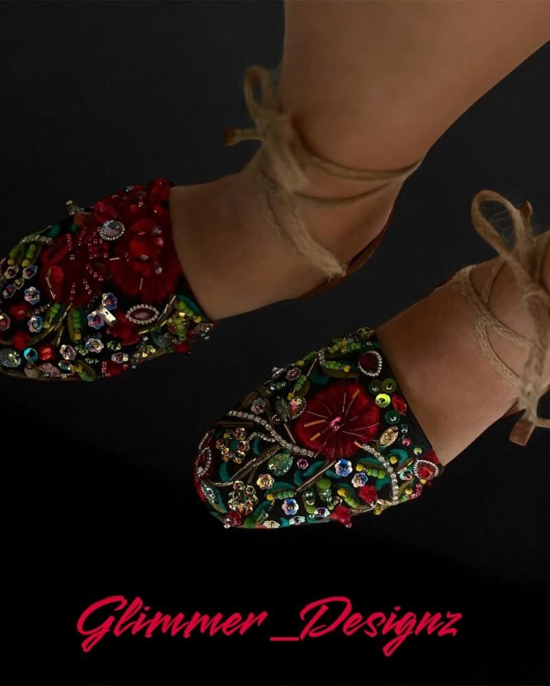 Embroidered Artisan Statement Shoes - Image 2