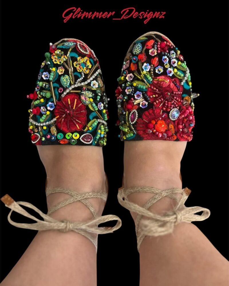 Embroidered Artisan Statement Shoes - Image 3