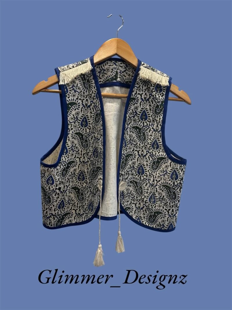 Persian Paisley Motifs - Handmade Vest