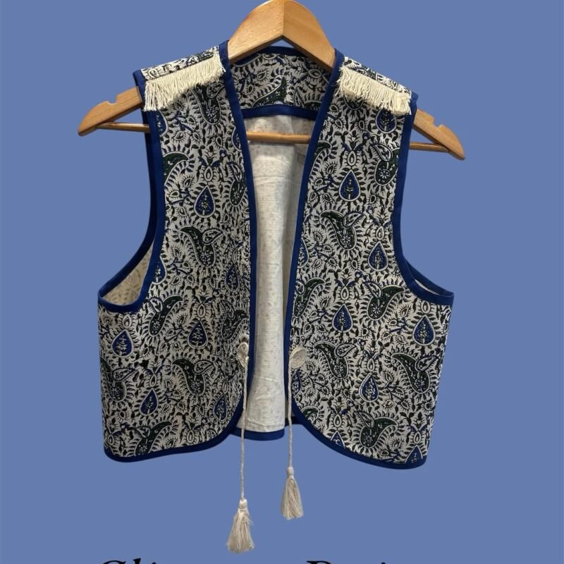 Persian Paisley Motifs - Handmade Vest