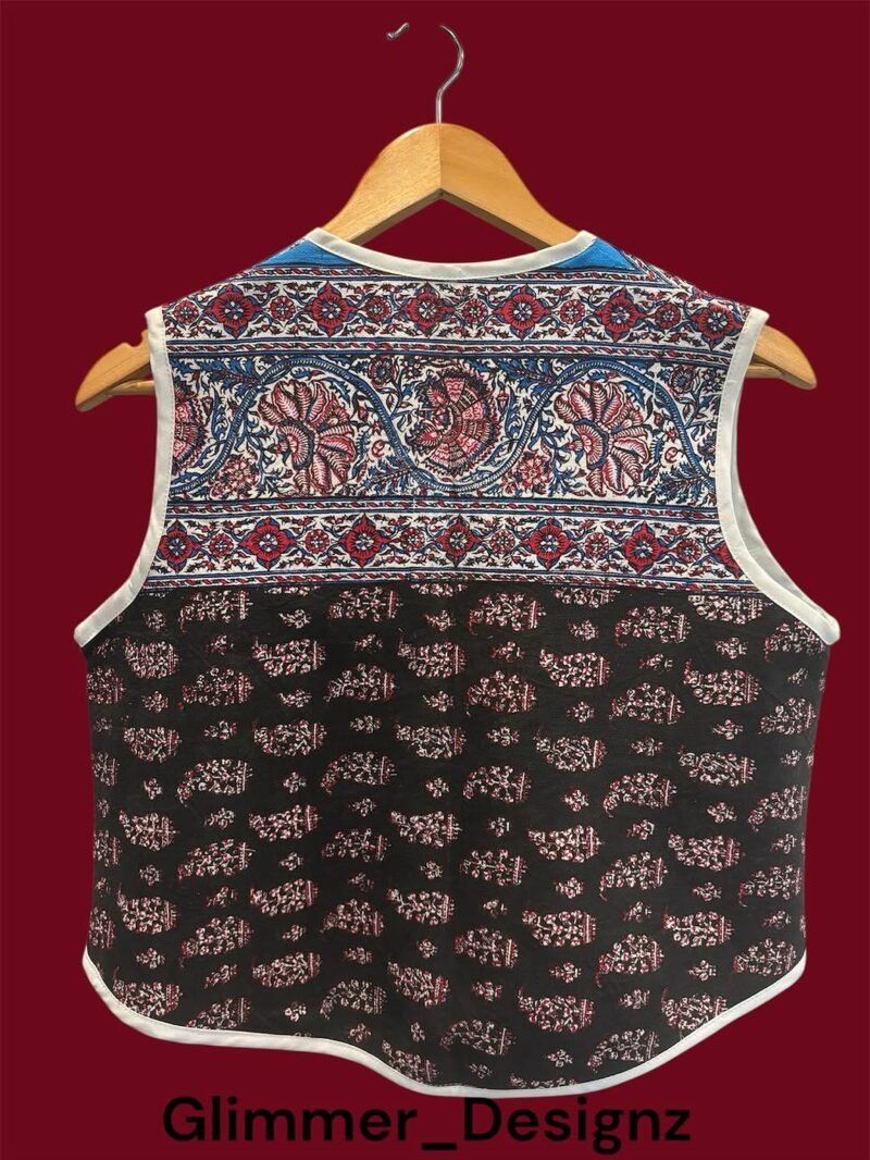 Dual Pattern Design - Persian Handmade Vest - Image 2