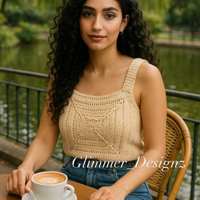 Nava Breeze - Cotton Crochet Crop Top