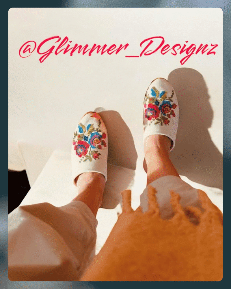 Sunrise Glow Beaded Slide Sandals - Image 2