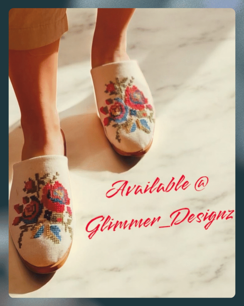 Sunrise Glow Beaded Slide Sandals - Image 3