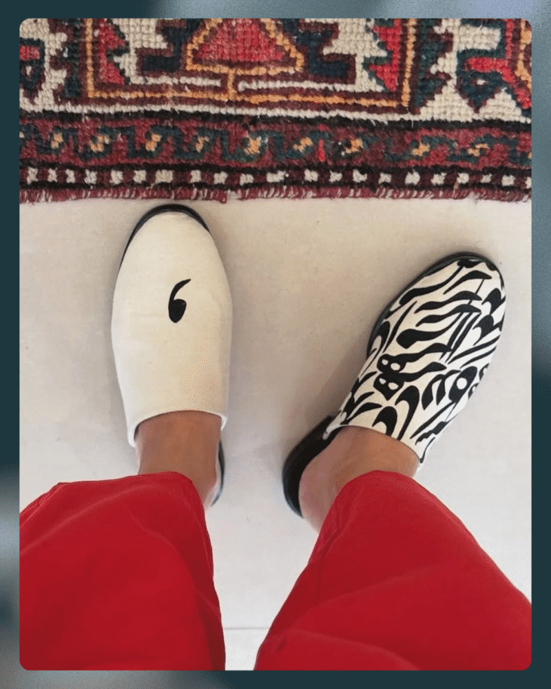 Desert Bloom Embroidered Mules - Image 3
