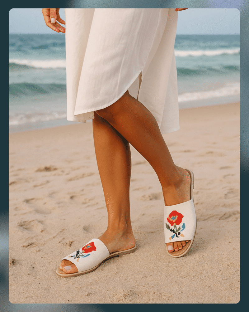 Rosefolk Canvas Cross-Stitch Slides