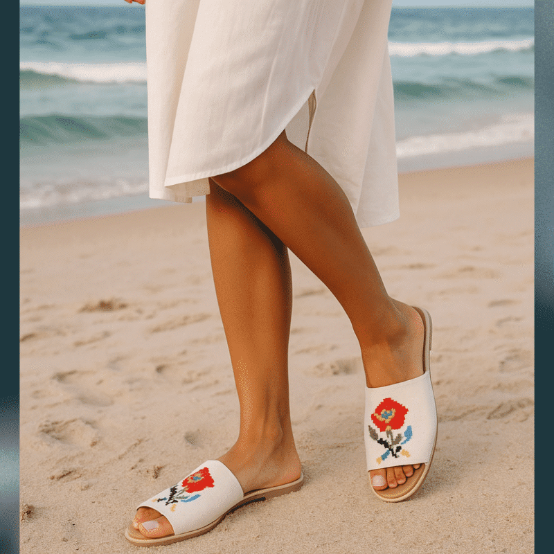 Rosefolk Canvas Cross-Stitch Slides